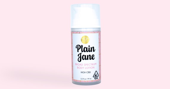 High gorgeous - PLAIN JANE HIGH CBD-BODY LOTION-3.4 OZ-(500MG CBD)
